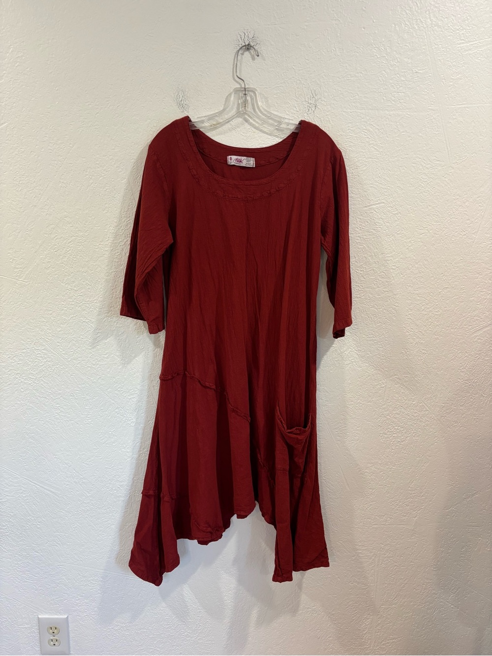 Maria de Guadalajara Cotton Asymmetrical Tunic Dress